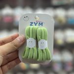 کش مو ساده تناژ سبز