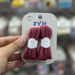 کش مو ساده تناژ صورتی