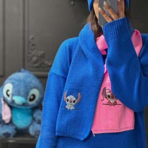 شالگردن فانتزی دو تکه