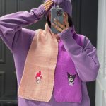 شالگردن فانتزی دو تکه