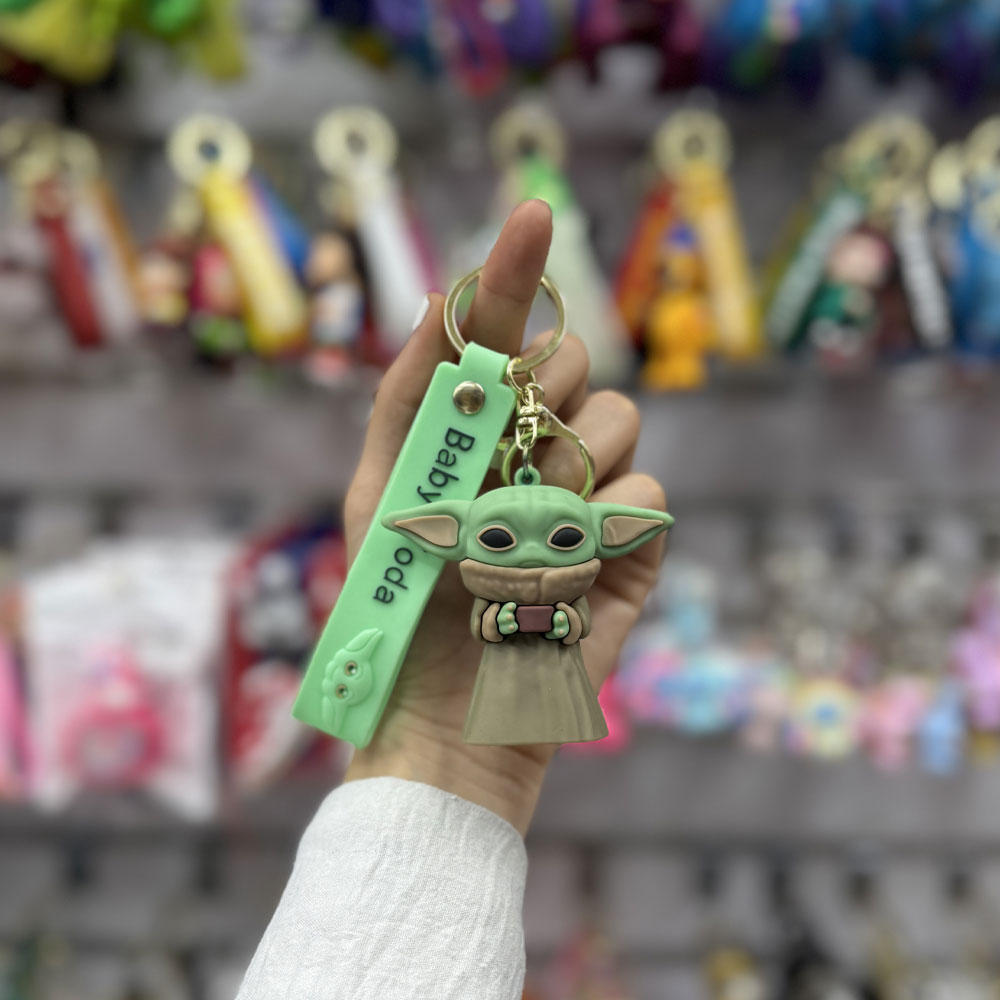 بیبی-یودا-کافی جاکلیدی سیلیکونی بیبی یودا coffe - Image 1