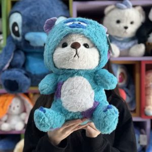 عروسک خرس لباس سالیوانی
