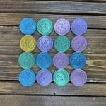 شکلات سکه ای رنگی