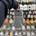 دستکش طرح لوزی
