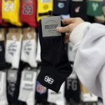 جوراب مچی آپتیمیست گلدوزی سفید و مشکی - Image 5