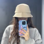 کلاه باکت ساده کرمی