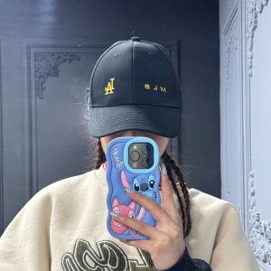 کلاه بیسبالی LA مشکی گلدوزی زرد