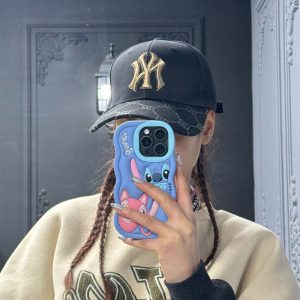 کلاه بیسبالی NY مشکی نقاب گلدوزی