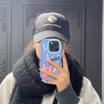 کلاه بیسبالی بابونه مشکی