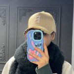 کلاه بیسبالی باربری کرم نگینی