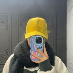 کلاه بیسبالی GUCCI زرد تای دای