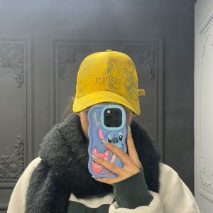 کلاه بیسبالی GUCCI زرد تای دای
