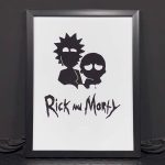تابلو طرح ریک اند مورتی