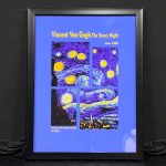 تابلو طرح شب پرستاره