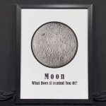 تابلو طرح ماه