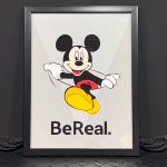 تابلو طرح میکی موس be real
