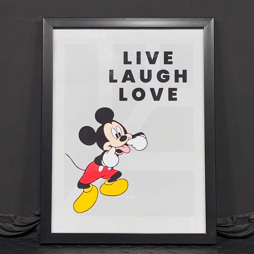 تابلو-میکی-موس تابلو طرح میکی موس زبان دراز - Image 1