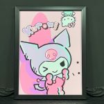 تابلو طرح کرومی و کیتی