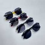 عینک دودی RAY BAN دسته رنگی