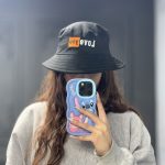 کلاه باکت کتان طرح love you