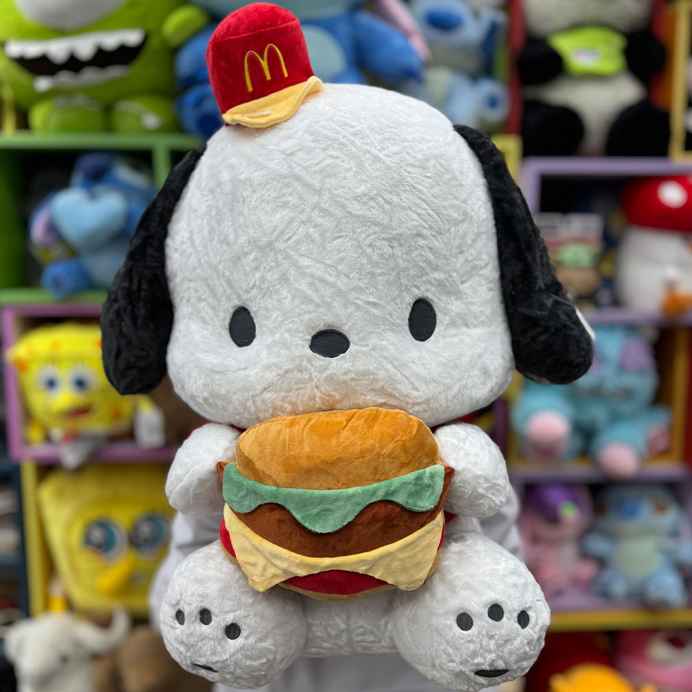 عروسک سگ همبرگری سوپر سایز عروسک سگ همبرگری سوپر سایز