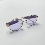 عینک دودی MIU MIU گرد