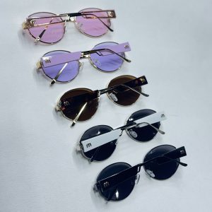 عینک دودی MIU MIU گرد