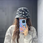 کلاه باکت مخمل طرح نایک