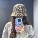 کلاه باکت کتان پلنگی