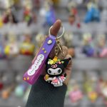 جاکلیدی سیلیکونی اورجینال طرح کرومی گلدار