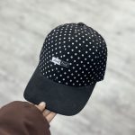 کلاه بیسبالی خال خالی مشکی