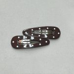 گیره مو بادومی خالخالی