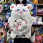 عروسک خرگوش بالشتی بچه دار