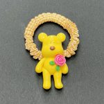 کش مو طرح خرس گل به دست - Image 3
