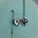 گردنبند لاکت طرح قلب