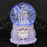 گوی برفی طرح دختر و اسب بالدار - Image 2