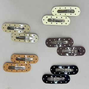 گیره مو بیضی خالخالی