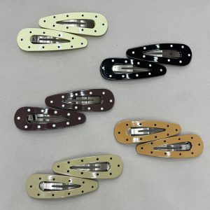 گیره مو بادومی خالخالی