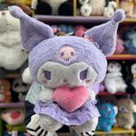 عروسک کرومی بنفش قلب به دست سایز 2