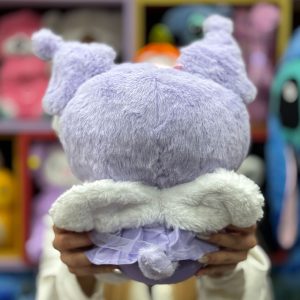 عروسک کرومی بنفش قلب به دست