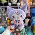 عروسک کرومی بنفش پروانه به دست