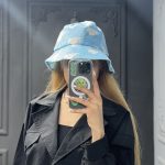 کلاه باکت ابر آبی