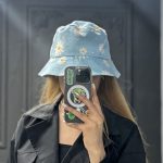 کلاه باکت بابونه آبی