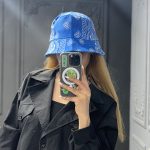 کلاه باکت تراویس آبی