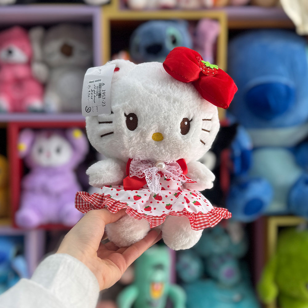 عروسک کیتی لباس توت فرنگی عروسک کیتی لباس توت فرنگی