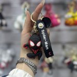 جاکلیدی سیلیکونی اسپایدرمن مشکی