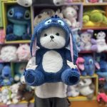 عروسک پتو بالشتی طرح خرس لباس استیج