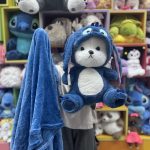 عروسک پتو بالشتی طرح خرس لباس استیج - Image 2