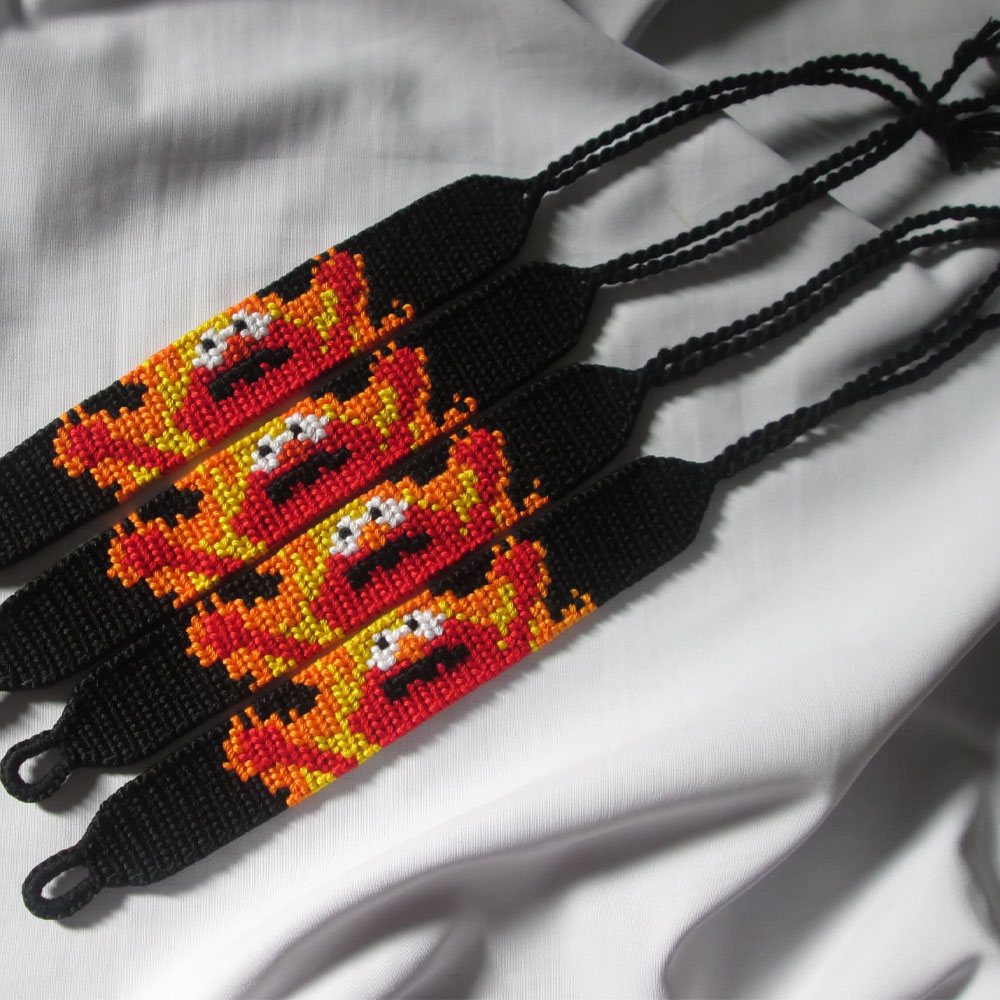 دستبند-موجود-قرمز دستبند دوستی بافت المو - Image 1