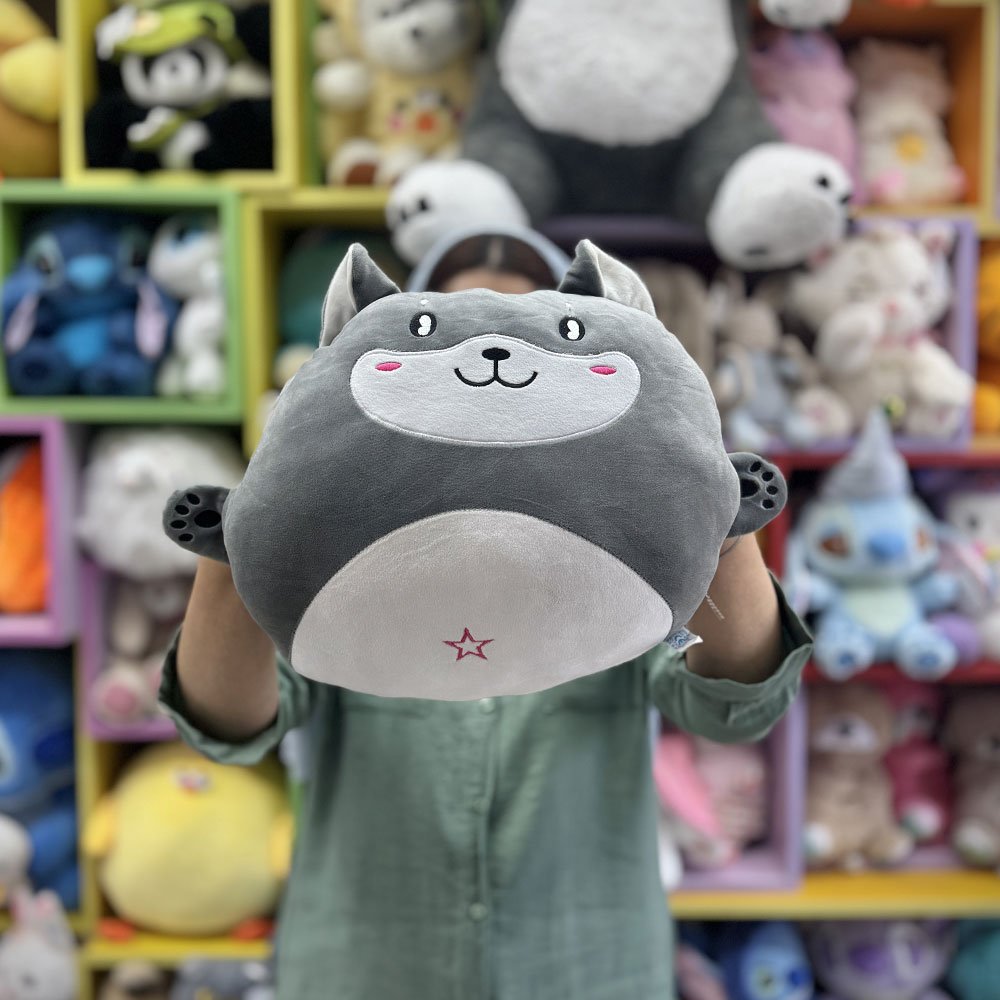 عروسک-پتو-گربه عروسک پتو بالشتی طرح گربه - Image 1